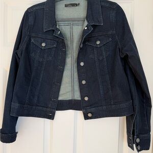Prana Classic Black Denim Jacket medium